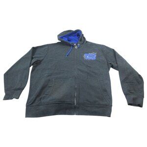 New York Giants Hoodie Mens 3XL Gray Fleece Lined NFL‎ Football Sports Full Zip